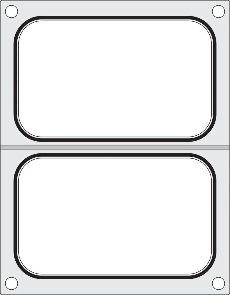 Hendi Matrice pour scelleuse de barquettes Compact, 2 barquettes, 178 x 113 mm chacune