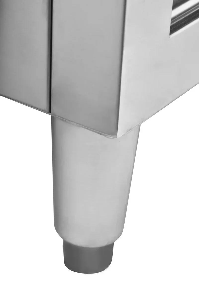 Armoire de travail en inox Basic 140x70 avec dosseret 100 mm