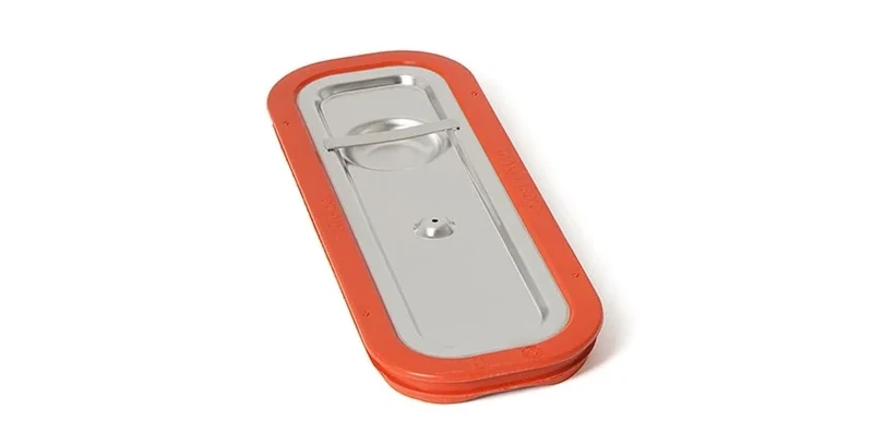 Couvercle GN en inox Rieber GN 2/8 avec joint étanche, Mod. 285