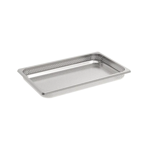 Bac GN Rieber en acier inox GN 1/1 54 mm perforé - 7 L
