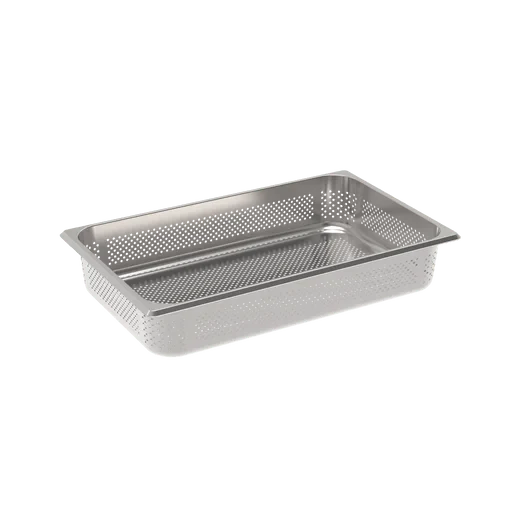 Bac GN Rieber en acier inox GN 1/1 94 mm perforé - 11,7 L