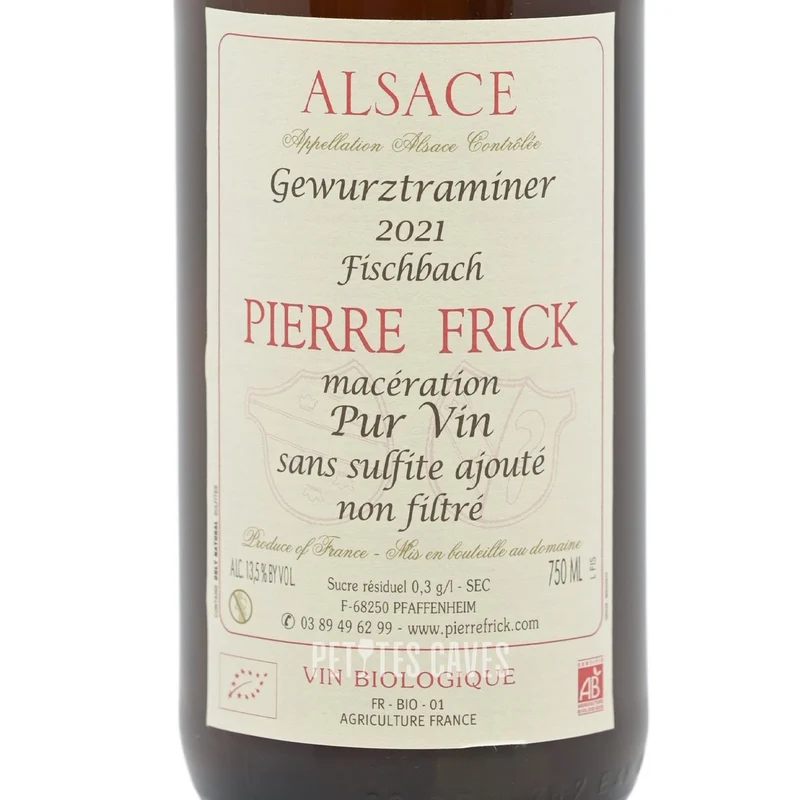 Gewurztraminer Fischbach 21 | Domaine Frick