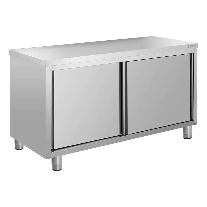 Armoire de travail en inox ECO 16x7 sans dosseret