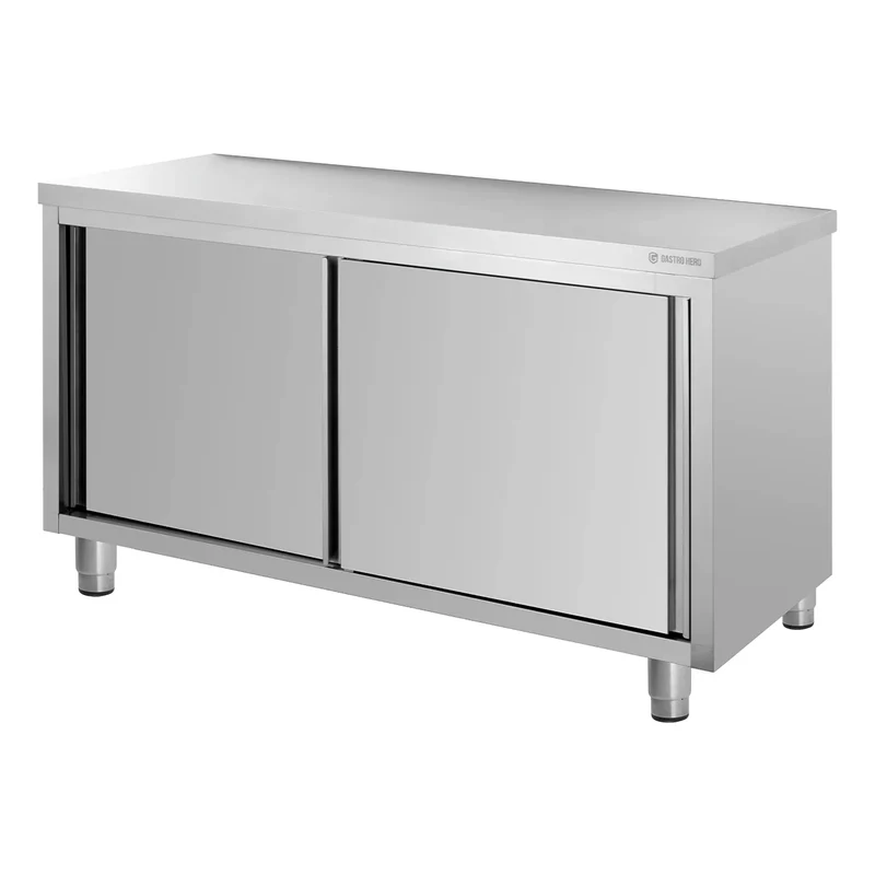Armoire de travail en inox ECO 16x7 sans dosseret