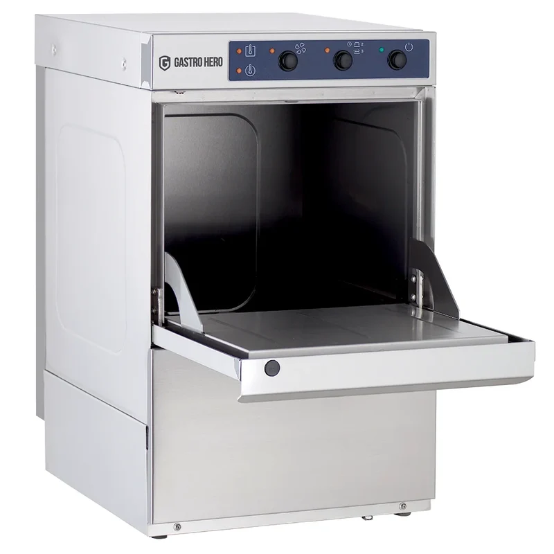 Lave-verres ECO 35x35 cm, avec doseur de détergent et de liquide de rinçage, avec pompe de vidange, fabriqué en Europe, 230 V