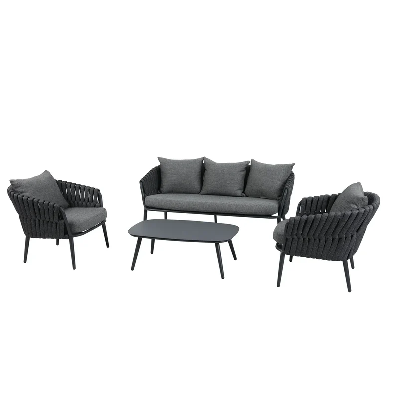 barths Ensemble lounge Torino 3 pièces - anthracite