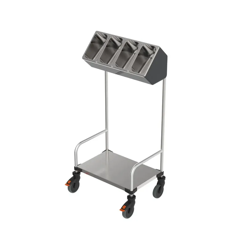 Chariot à plateaux & à couverts monobloc Rieber