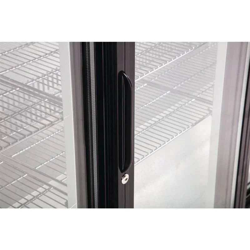 Arrière-bar réfrigéré Polar Série G avec 3 portes coulissantes 330 Litres