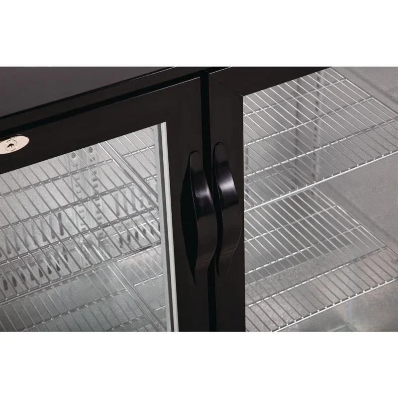 Arrière-bar réfrigéré Polar Série G avec 2 portes battantes 208 Litres