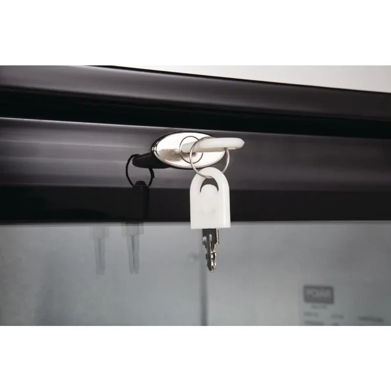 Arrière-bar réfrigéré Polar Série G avec 2 portes battantes 208 Litres