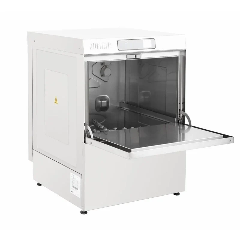 Lave-vaisselle numérique Buffalo à encastrer avec pompe de vidange, panier 500 mm, 5.4 kW