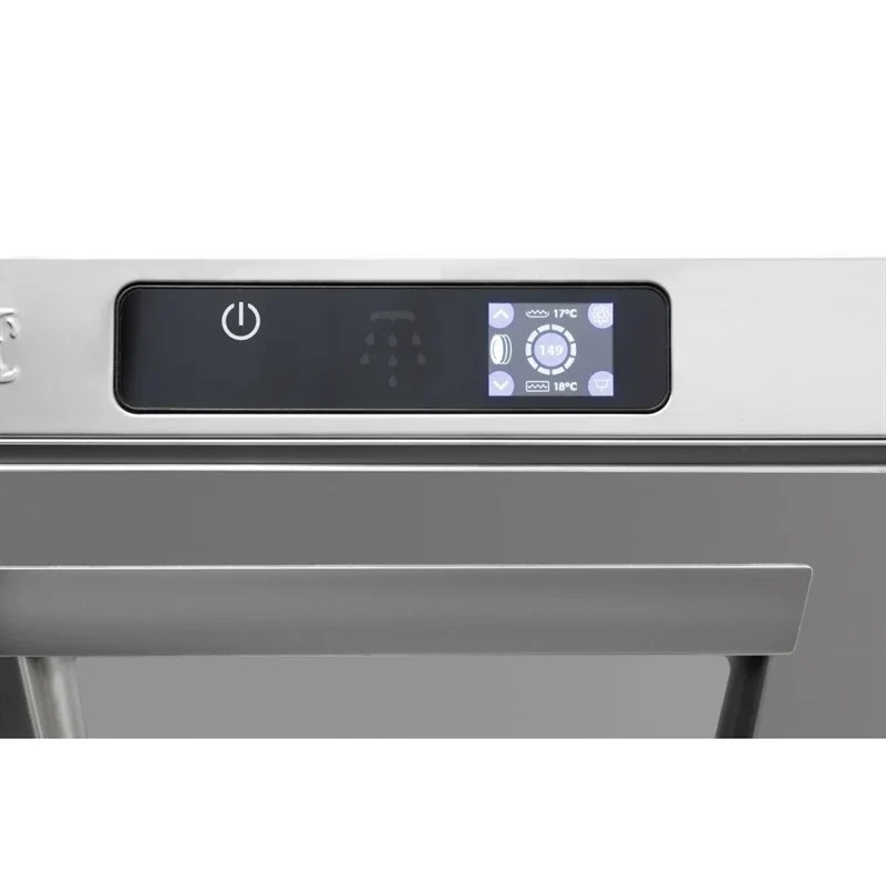 Lave-vaisselle numérique Buffalo à encastrer avec pompe de vidange, panier 500 mm, 5.4 kW