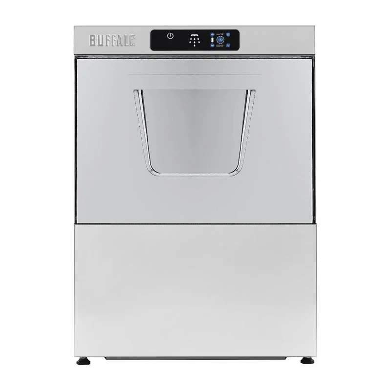 Lave-vaisselle numérique Buffalo à encastrer avec pompe de vidange, panier 500 mm, 5.4 kW