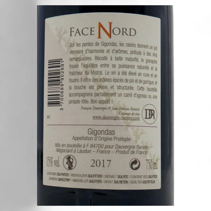 Gigondas Face nord 2020