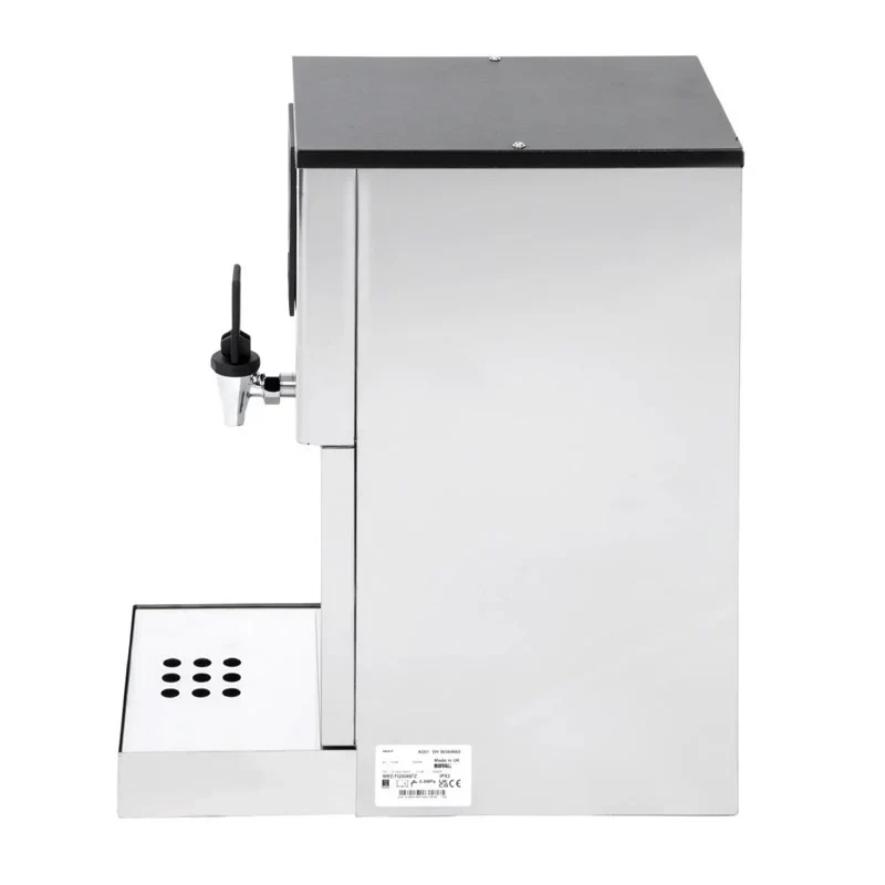 Buffalo distributeur d’eau chaude avec filtre et raccordement fixe au réseau 10L