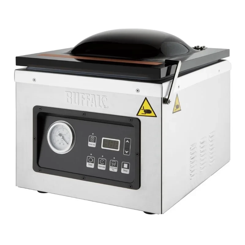 Machine sous vide à cloche Buffalo 9 Litres, largeur de sachet jusqu’à 300 mm, avec pompe à huile