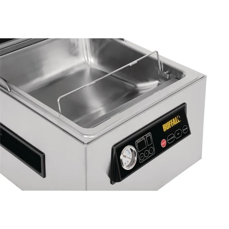 Machine sous vide à cloche Buffalo 6,5 Liter, jusqu’à 300 mm de largeur de sachet