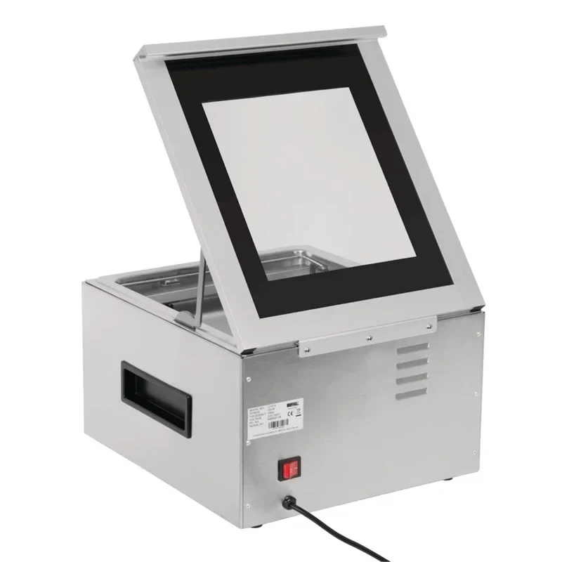 Machine sous vide à cloche Buffalo 6,5 Liter, jusqu’à 300 mm de largeur de sachet