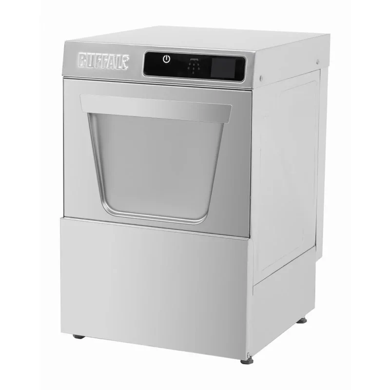 Buffalo Lave-verres numérique de comptoir panier 350mm 3,3 kW