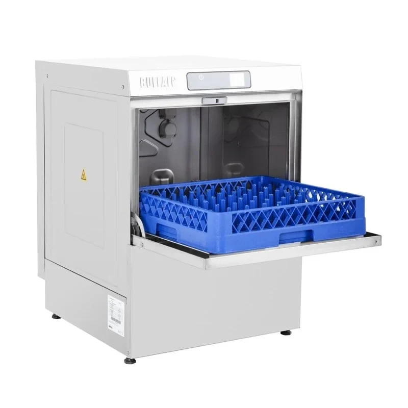 Lave-vaisselle numérique sous comptoir Buffalo avec pompe de vidange panier 500 mm 2,9 kW raccordement monophasé