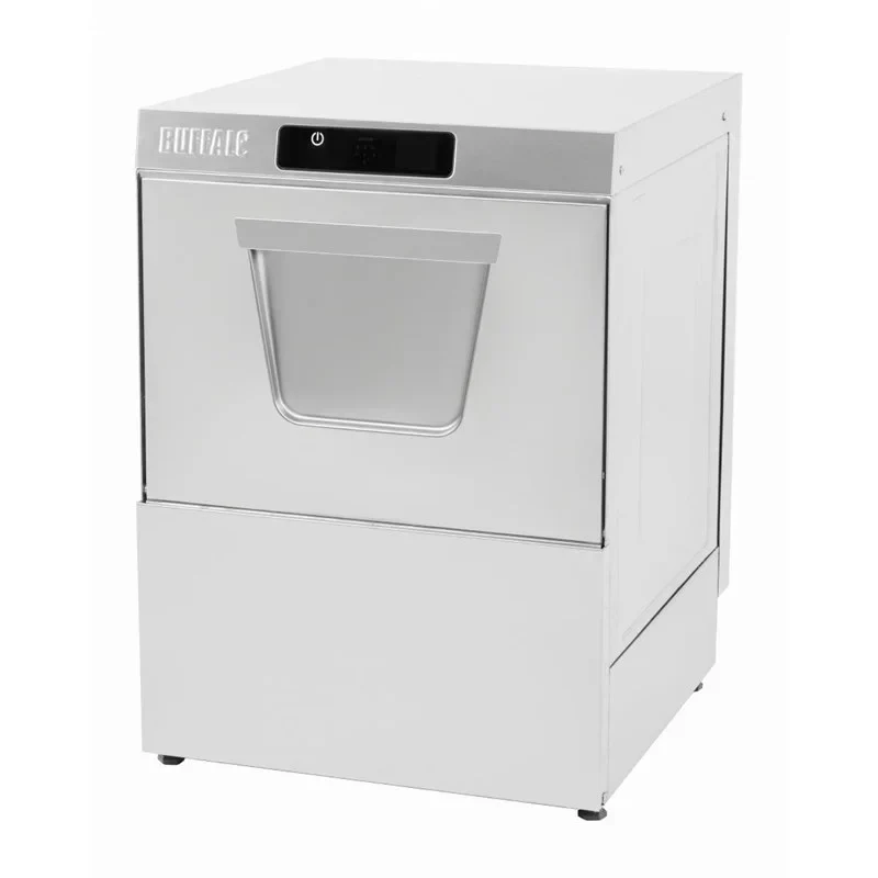 Lave-vaisselle numérique sous comptoir Buffalo avec pompe de vidange panier 500 mm 2,9 kW raccordement monophasé