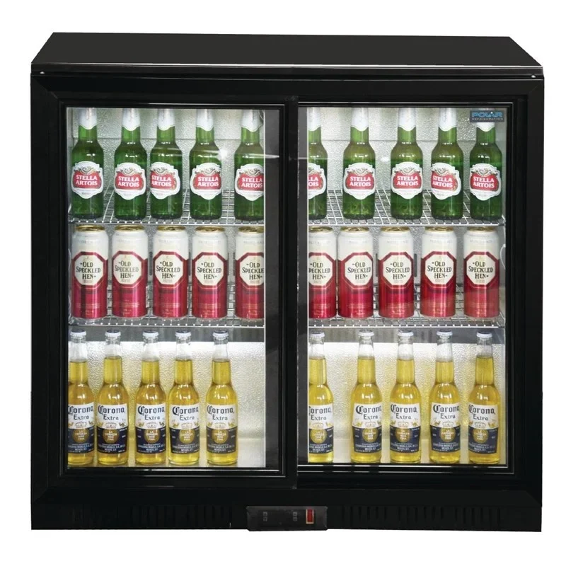 Arrière-bar Polar Série G avec 2 portes coulissantes 208 Litres