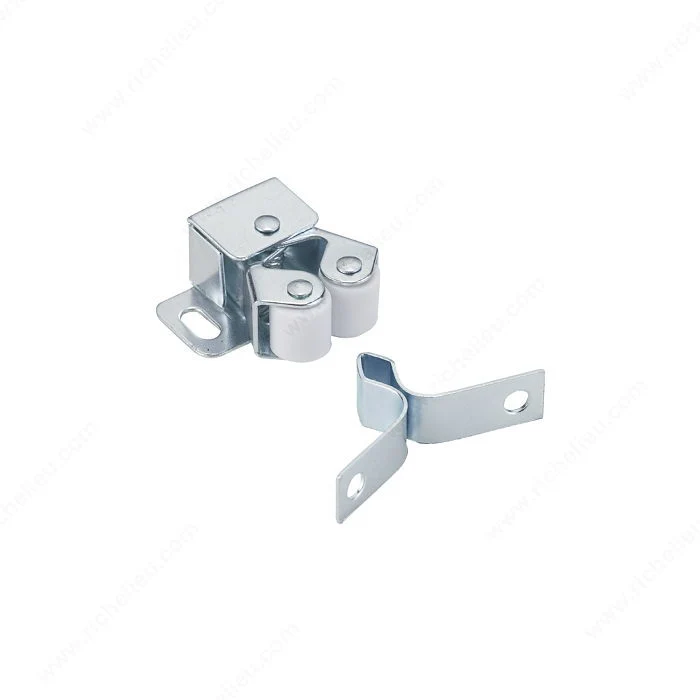 Loquet à rouleau double avec gâche en losange