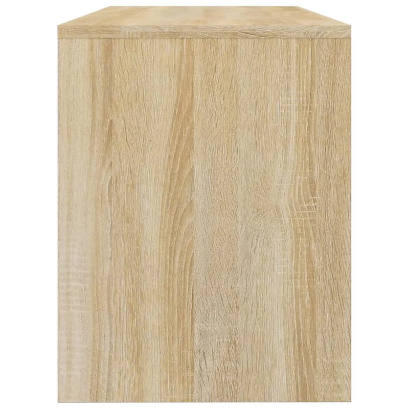 Tabouret de coiffeuse classique couleur chêne sonoma 70 x 35 x 45 cm en bois d'ingénierie DEC024978