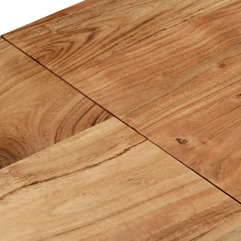 Banc style rustique 160 x 38 x 45 cm bois massif d'acacia brun DEC024998