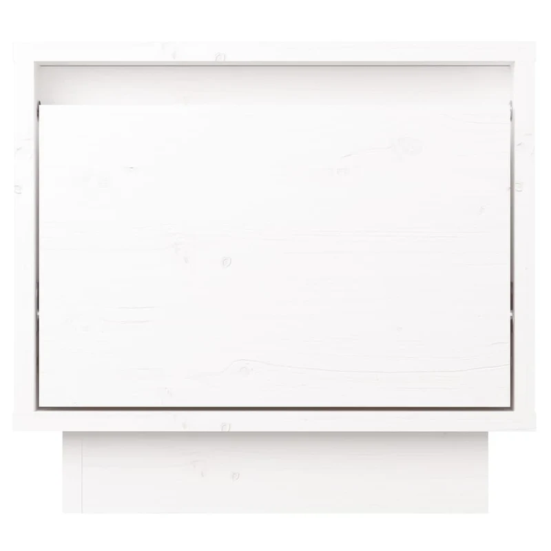 Lot de 2 tables de chevet avec tiroir 35 x 34 x 32 cm bois de pin blanc DEC034859