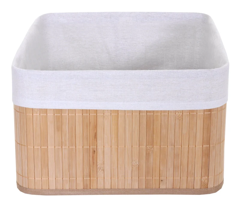 Panier de stockage rangement accessoires salle de bain maquillage en bamboo 04_0003761