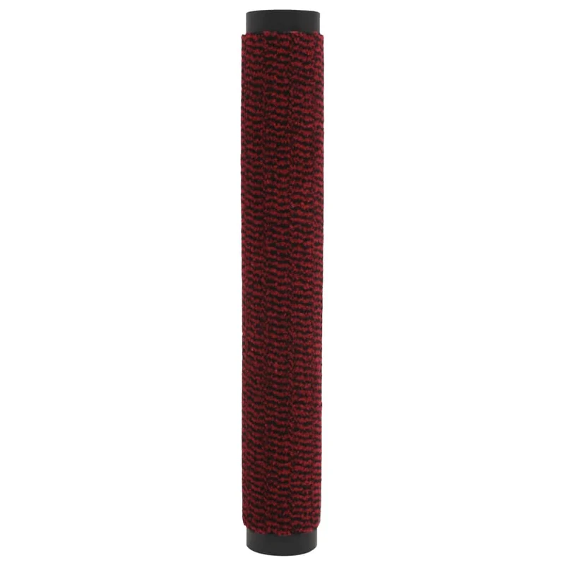Lot de 2 paillassons rectangulaires 80 x 120 cm Rouge DEC023163