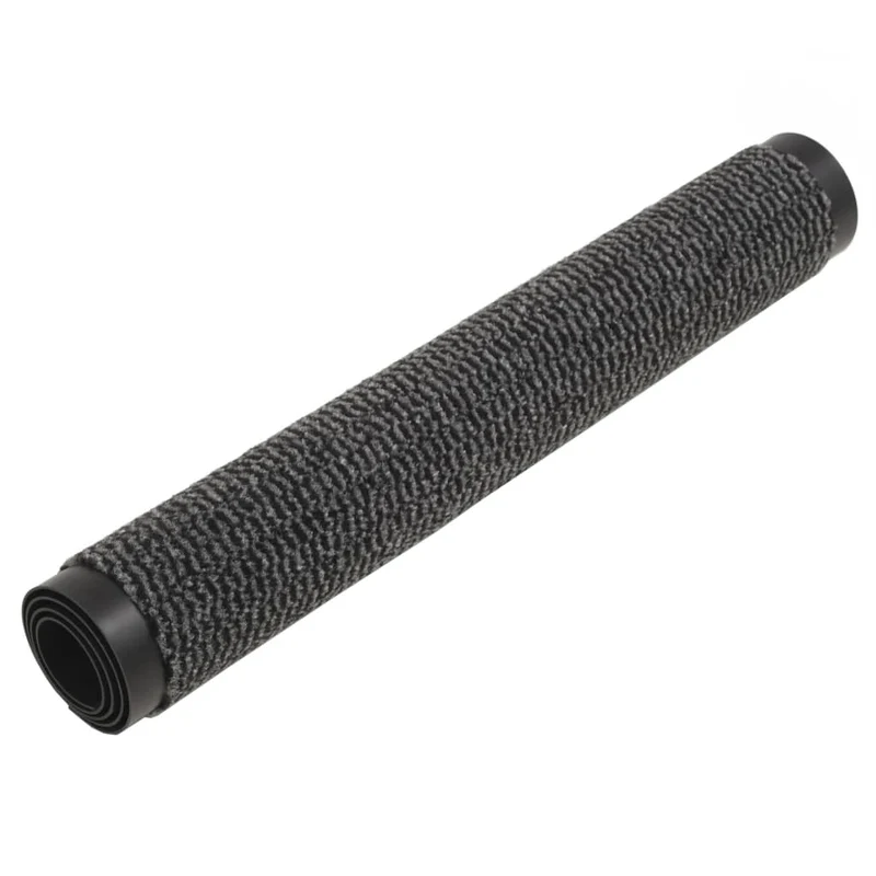Lot de 2 paillassons rectangulaires 60 x 90 cm Anthracite DEC023157