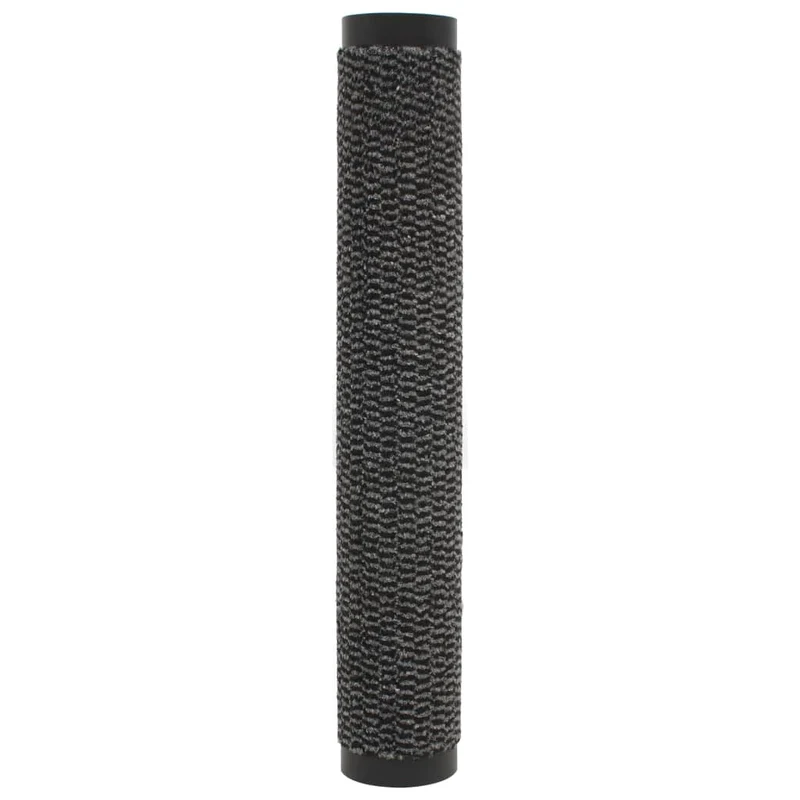 Lot de 2 paillassons rectangulaires 60 x 90 cm Anthracite DEC023157