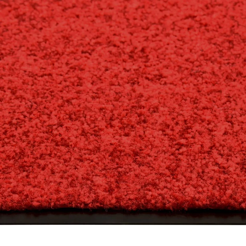 Paillasson lavable Rouge 90x120 cm DEC023186
