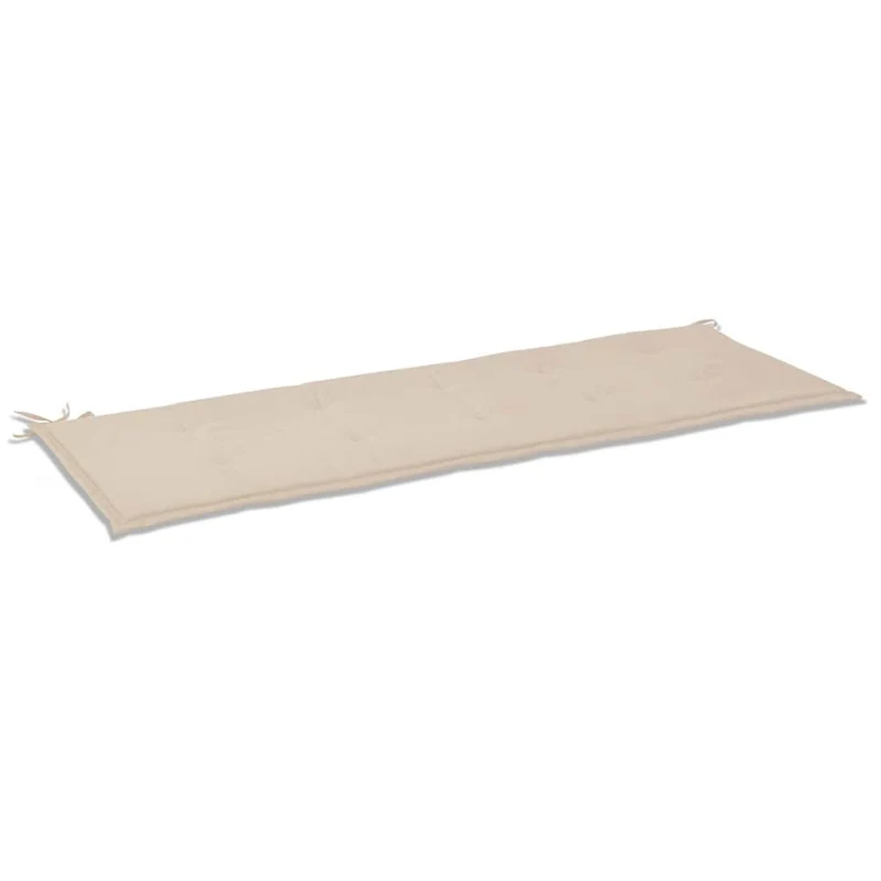 Coussin de banc de jardin Crème 150 x 50 x 3 cm DEC021560