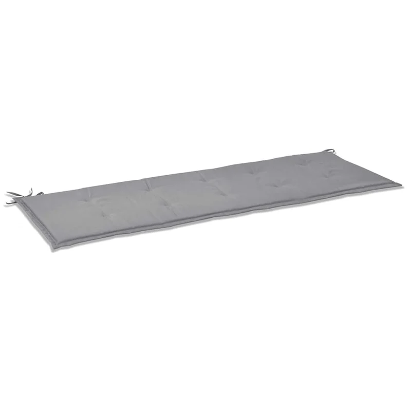 Coussin de banc de jardin Gris 150 x 50 x 3 cm DEC021556