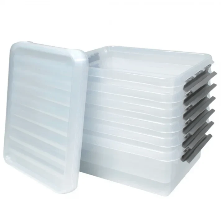 Bac transparent avec couvercle 500x400 mm - 260 mm