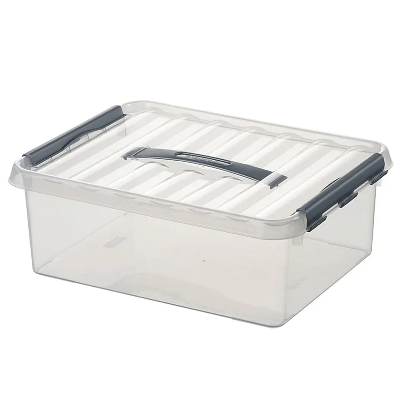 Bac transparent avec couvercle 400x300 mm - 180 mm