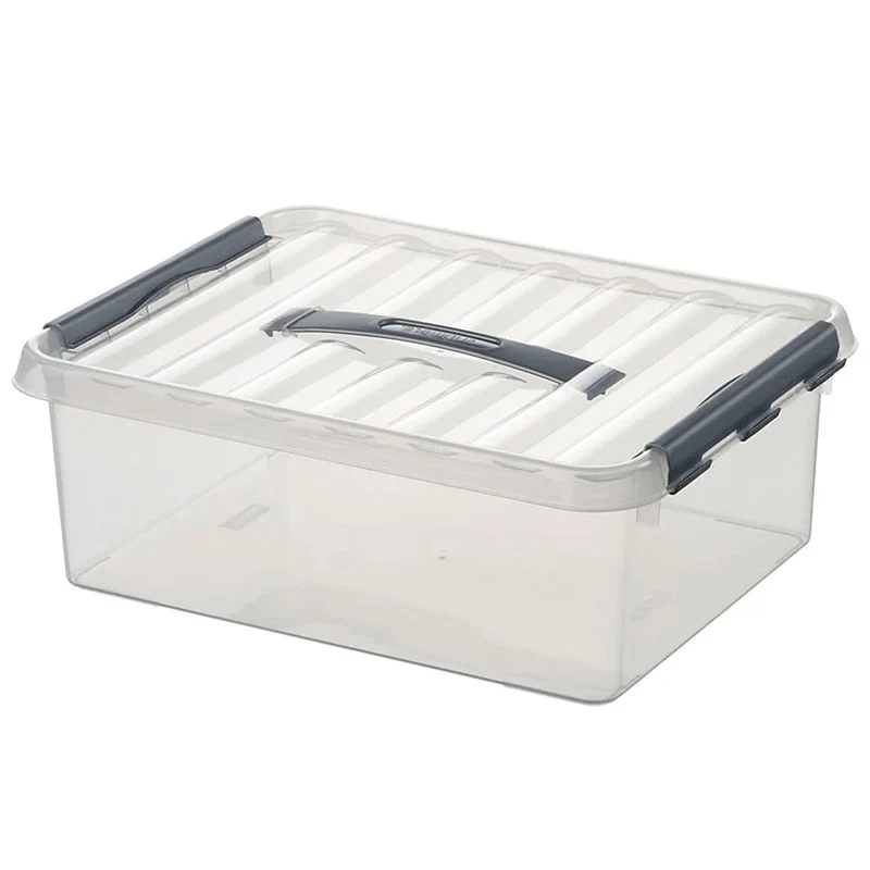 Bac transparent avec couvercle 400x300 mm - 140 mm
