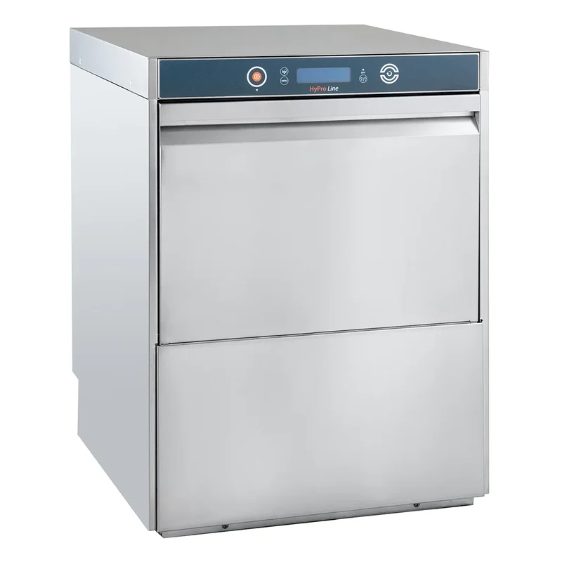 Lave-vaisselle HYPRO Digital 54 SLE panier 50x50 cm, avec doseur de détergent & de produit de rinçage, avec pompe de vidange & adoucisseur, pompe de surpression, Fabriqué en Europe, 400 V