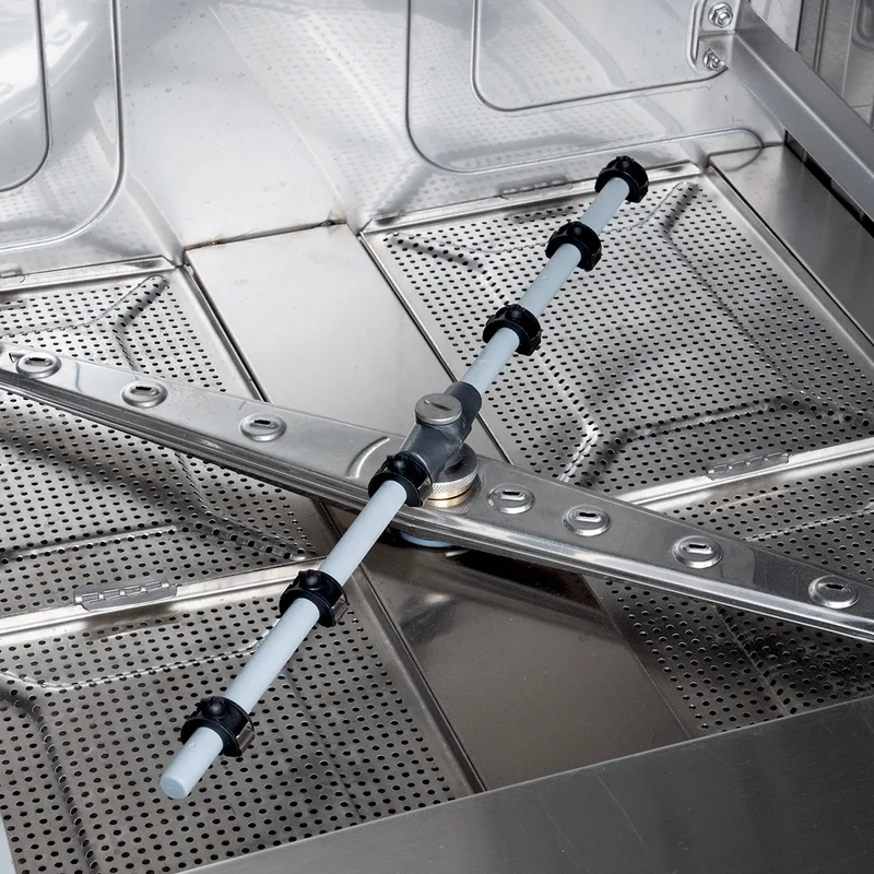 Lave-vaisselle HYPRO Digital 54 SL panier 50x50 cm, avec doseur de détergent & de produit de rinçage, avec pompe de vidange, pompe de surpression, Fabriqué en Europe, 400 V