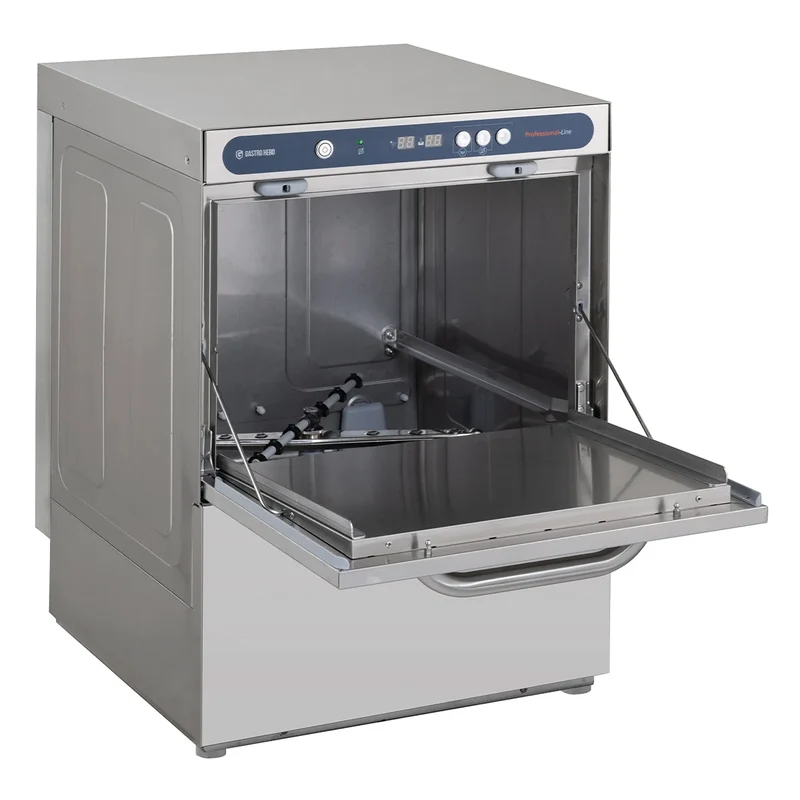 Lave-vaisselle PROFI Digital 54 SL panier 50x50 cm, avec doseur de détergent & de produit de rinçage, avec pompe de vidange, Fabriqué en Europe, 400 V