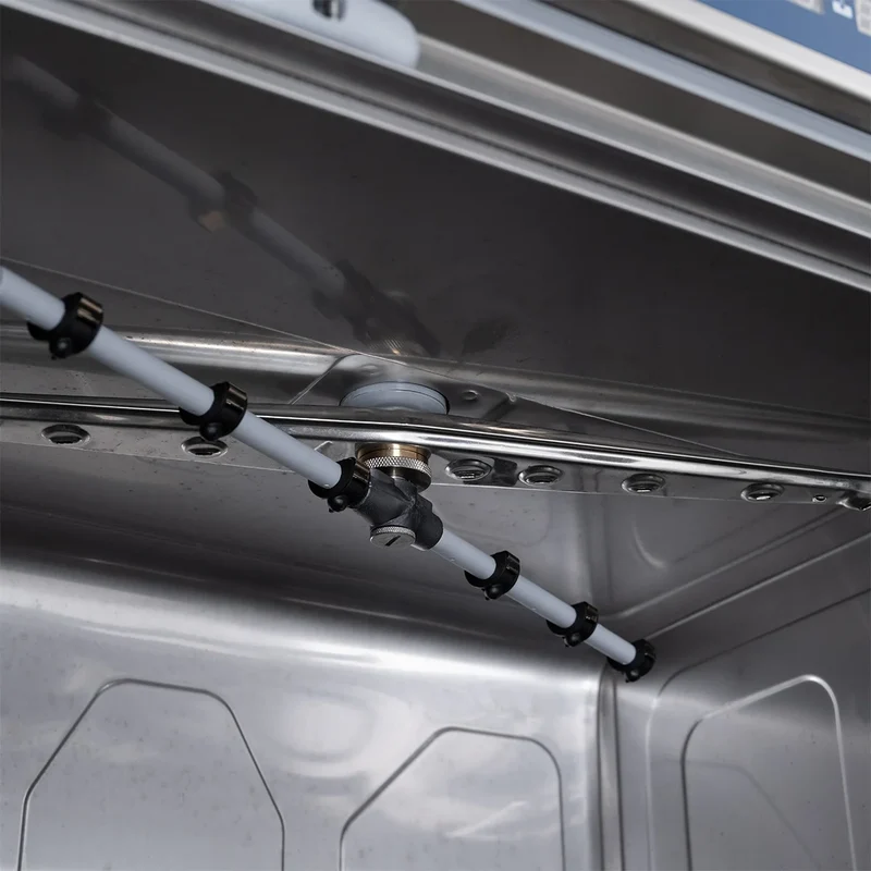 Lave-vaisselle PROFI Digital 54 SL panier 50x50 cm, avec doseur de détergent & de produit de rinçage, avec pompe de vidange, Fabriqué en Europe, 400 V