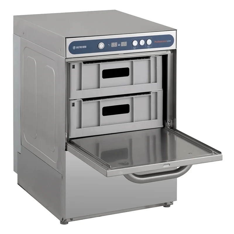 Lave-verres PROFI Digital 40 SL 40 x 40 cm (panier), avec doseur de détergent & doseur de produit de rinçage, avec pompe de vidange, Fabriqué en Europe, 230 V