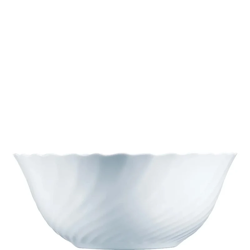 Saladier Arcoroc Trianon Uni blanc 24 cm, capacité 250 cl