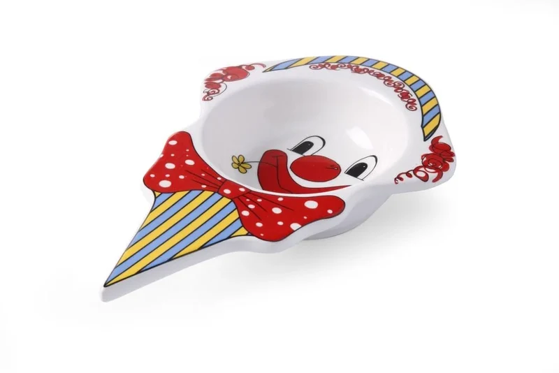 Coupe à glace Clown en porcelaine 226x145x37 mm