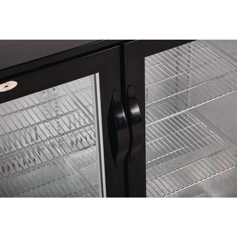 Arrière-bar réfrigéré Polar Série G modèle bas 3 portes battantes 320L