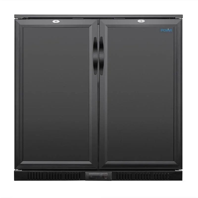 Arrière-bar réfrigéré Polar Série G 2 portes, 198 L
