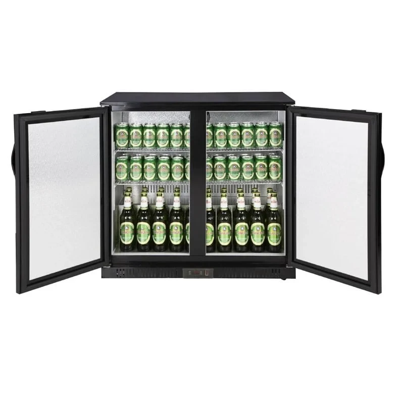 Arrière-bar réfrigéré Polar Série G 2 portes, 198 L